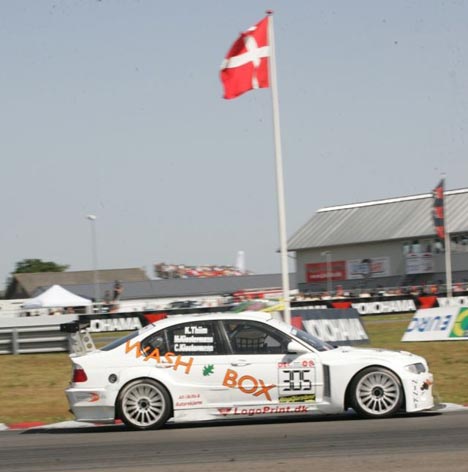 Thiim/Klostermann BMW'en på Padborg Park.